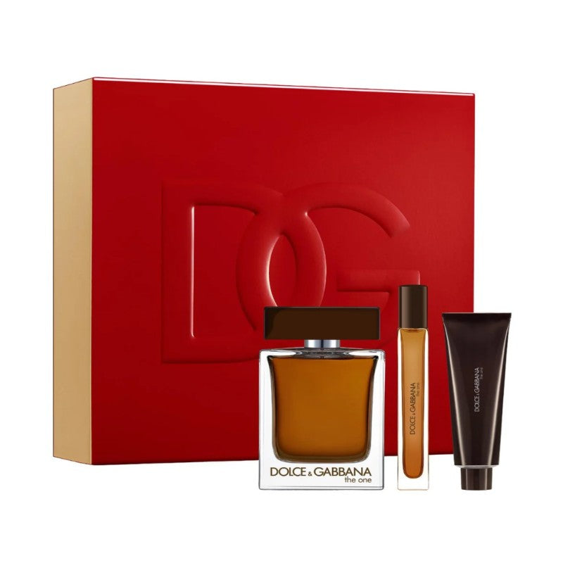 D&G THE ONE POUR HOMME EDP 100ML & SHOWER GEL 50ML & EDP 10ML SET