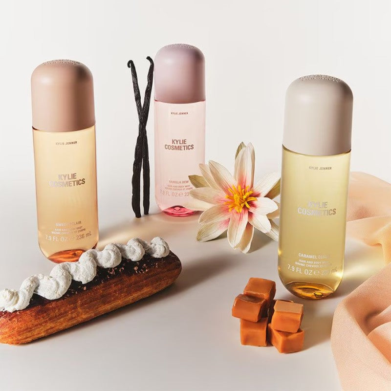 KYLIE VANILLA DEW HAIR AND BODY MIST 236ML - Beauty Bar 