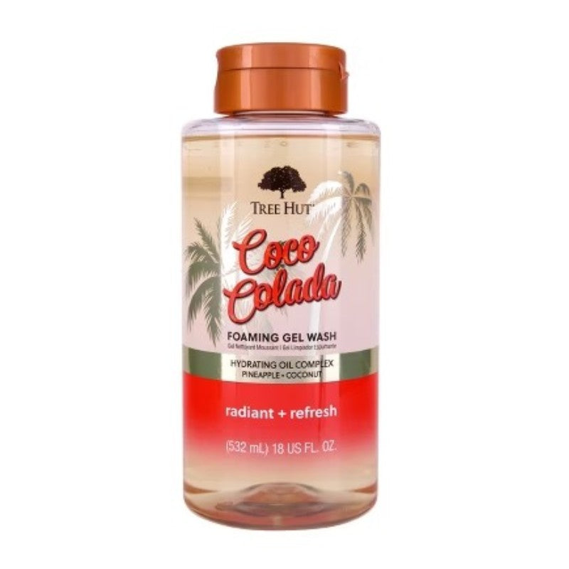 TREE HUT FOAMING GEL WASH COCONUT 532ML - Beauty Bar 