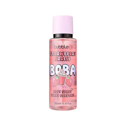 BUBBLE T BOBA BODYSPRAY STRAWBERRY 250ML - Beauty Bar 