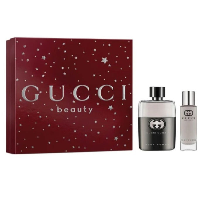 GUCCI GUILTY EDT 50ML & 15ML SET - Beauty Bar 