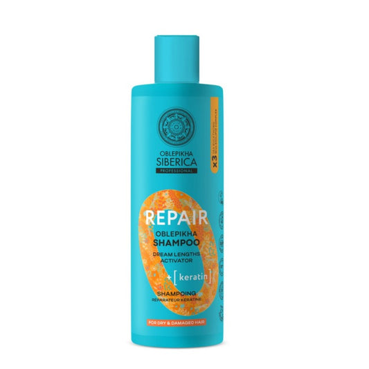 NATURA SIBERICA OBLEPIKHA REPAIR SHAMPOO DRY DAMAGE HAIR 400ML