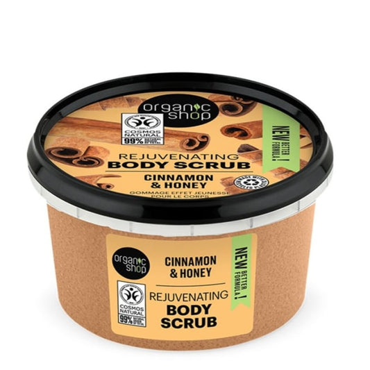 ORGANIC SHOP REJUVE BODY SCRUB CINNAMON & SUGAR 250ML - Beauty Bar 