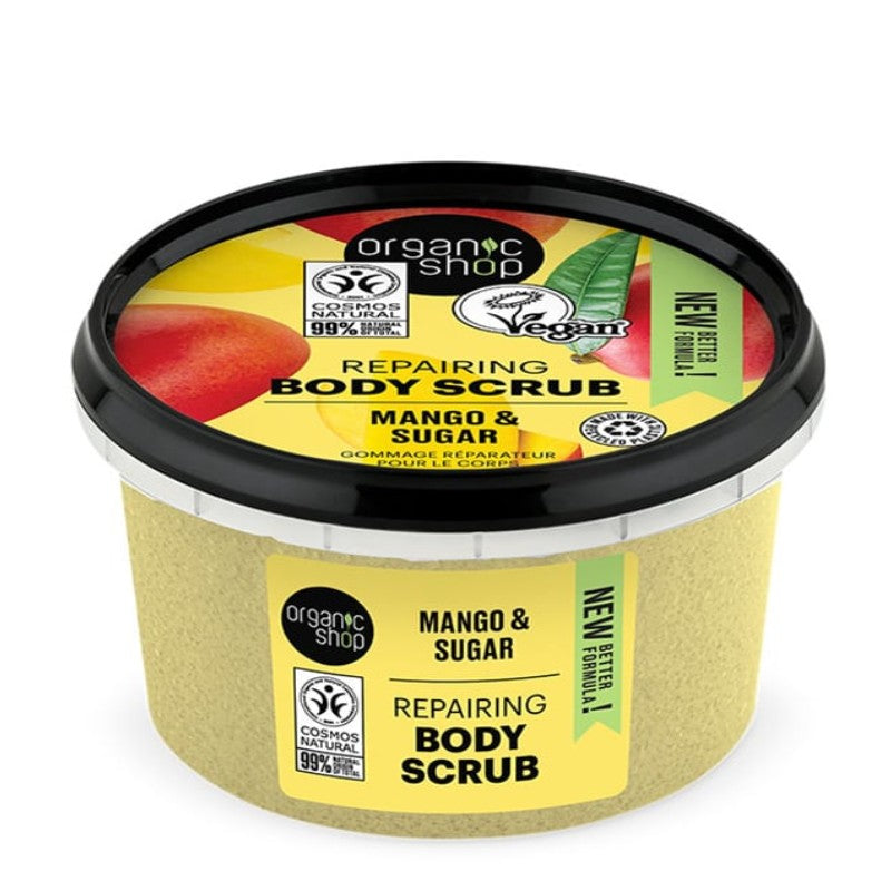 ORGANIC SHOP REPAIR BODY SCRUB MANGO & SUGAR  250ML - Beauty Bar 