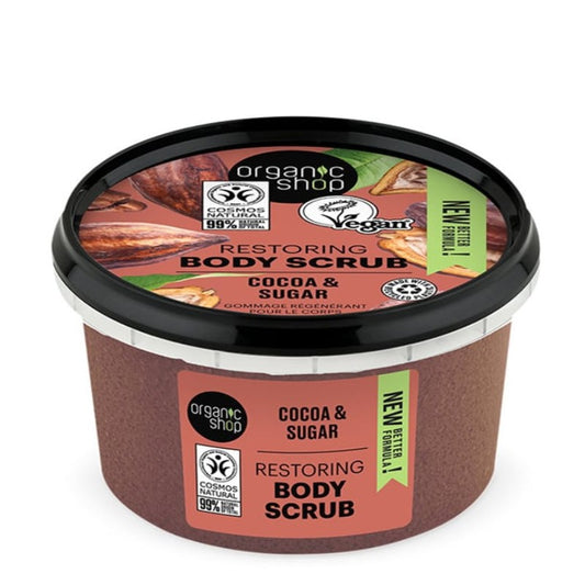 ORGANIC SHOP RESTORING BODY SCRUB COCOA & SUGAR 250ML - Beauty Bar 