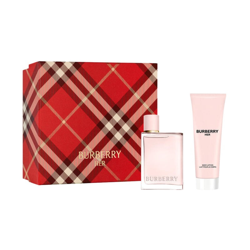 BURBERRY HER EDP 50ML & BODY LOTION 75ML SET - Beauty Bar 