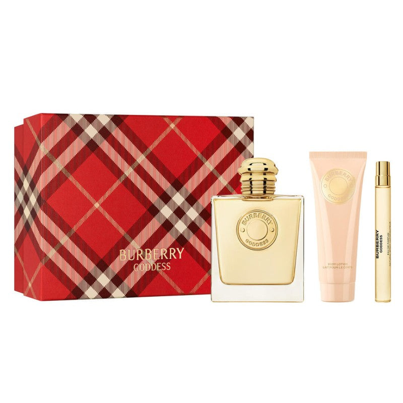 BURBERRY GODDESS EDP 100ML & BODY LOTION 75ML & EDP 10ML SET - Beauty Bar 
