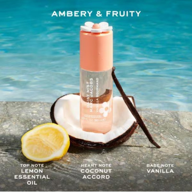 MARC JACOBS DAISY VANILLA GOURMAND HAIR & BODY MIST 150ML