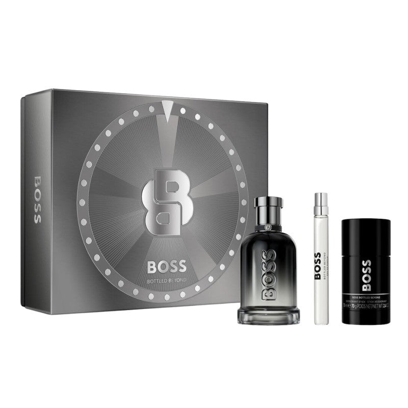 HUGO BOSS BOTTLE BEYOND MAN EDP 75ML& EDP 10ML & DEO STICK SET - Beauty Bar 