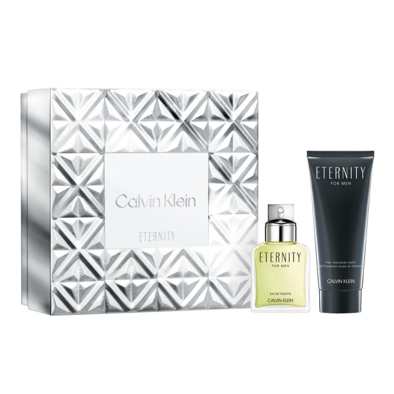 CALVIN KLEIN ETERNITY MAN EDT 50ML & SHOWER GEL 100ML SET - Beauty Bar 