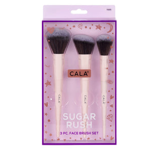 CALA SUGAR RUSH FACE BRUSH SET 3PCS - Beauty Bar 