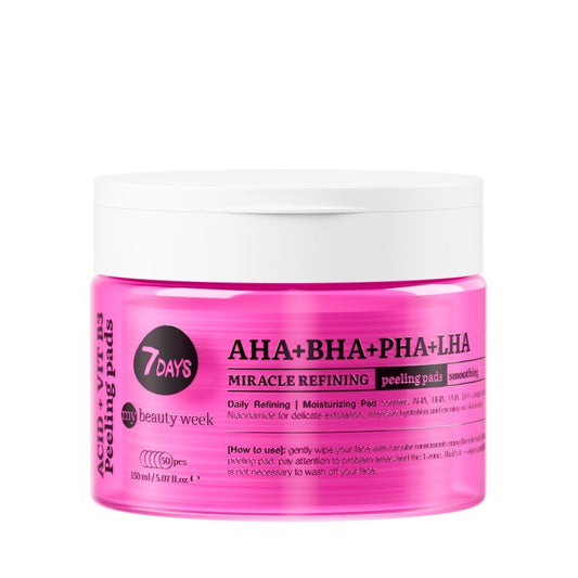 7DAYS MIRACLE REFINING PEELING PADS - 50PCS - Beauty Bar 