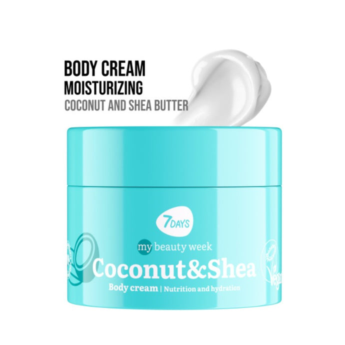 7DAYS NUTRITION & HYDRATION COCONUT & SHEA BODY CREAM 250ML - Beauty Bar 