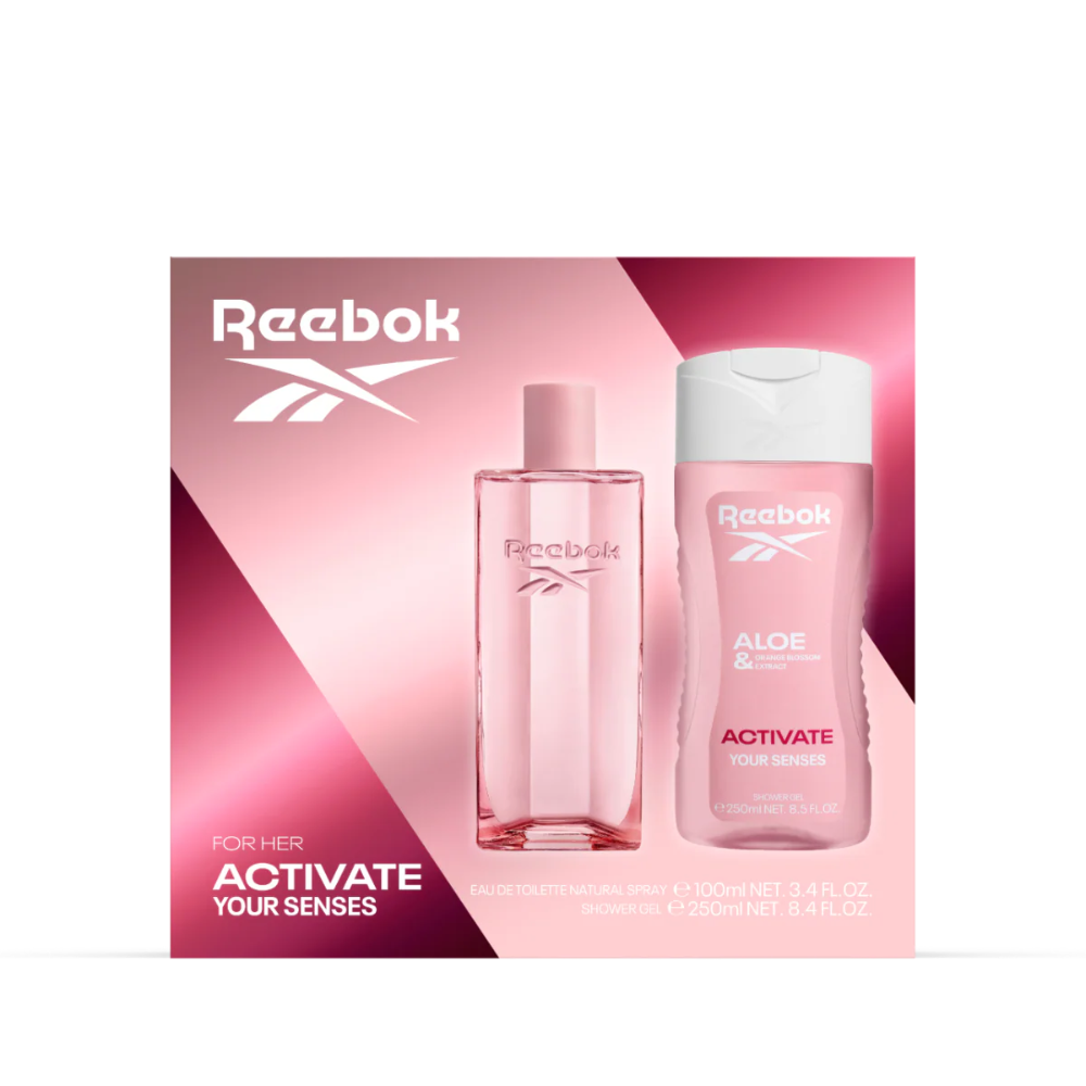 REEBOK ACTIVE HER EDP 100ML & SHOWER GEL 250ML - Beauty Bar 