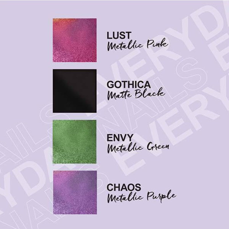 TECHNIC GOTHICA NAIL VARNISH AVAILABLE IN 4 SHADES