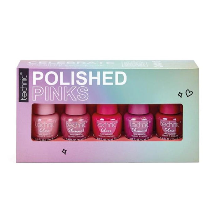 TECHNIC POLISHED PINKS NAIL SET - Beauty Bar 