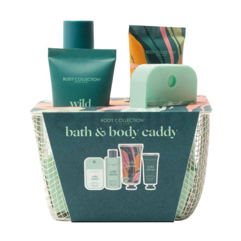 BODY COLLECTION BATH & BODY CADDY SET