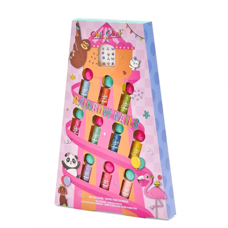 TECHNIC CHIT CHAT RAINBOW NAILS