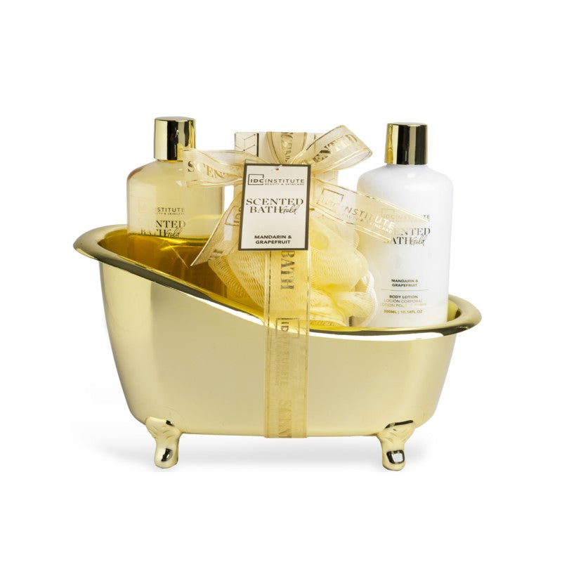 IDC SCENTED BATH GOLD 4PCS BATHTUB 24 - Beauty Bar 