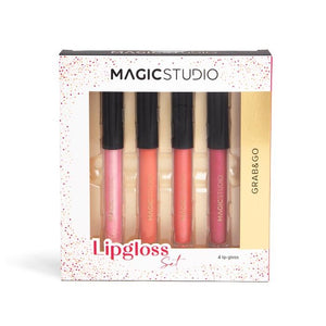 IDC MAGIC STUDIO COLORFUL 4PCS LIP GLOSSES SET 23 - Beauty Bar 