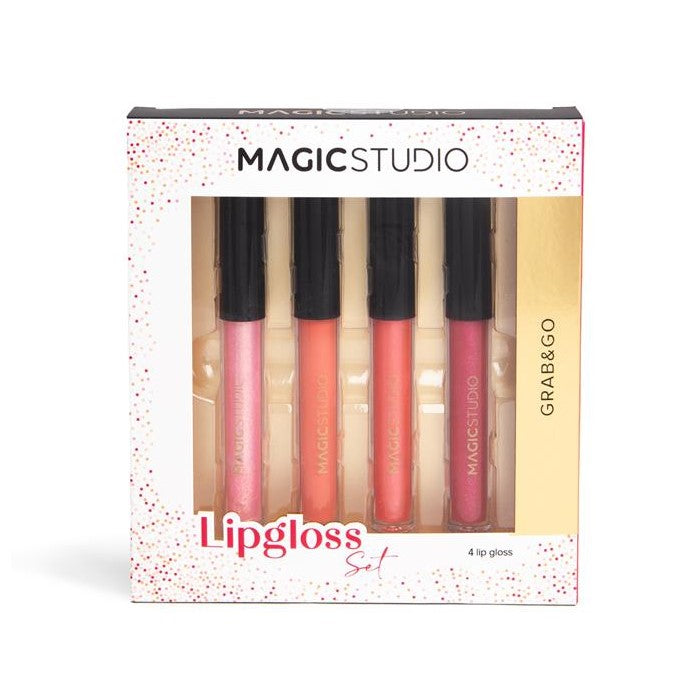 IDC MAGIC STUDIO COLORFUL 4PCS LIP GLOSSES SET 23 - Beauty Bar 
