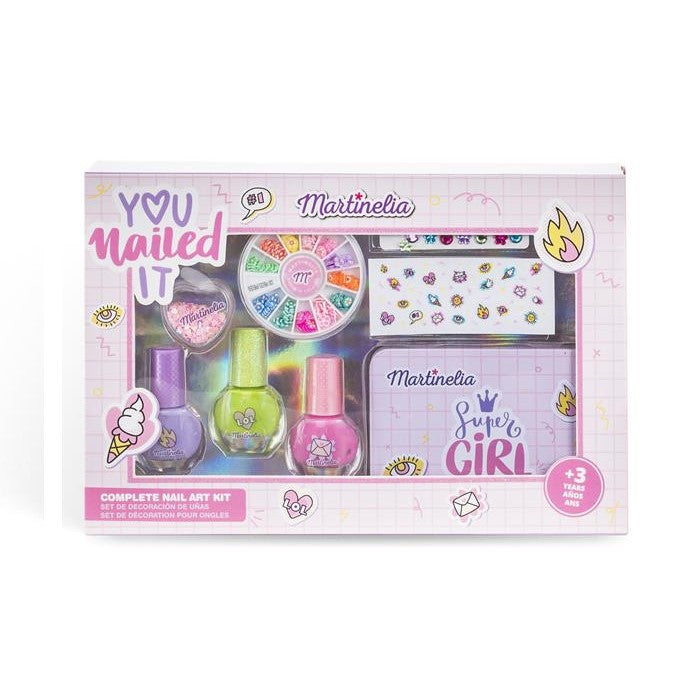 IDC MARTINELIA SUPER GIRL COMPLETE NAIL ART KIT 23 - Beauty Bar 