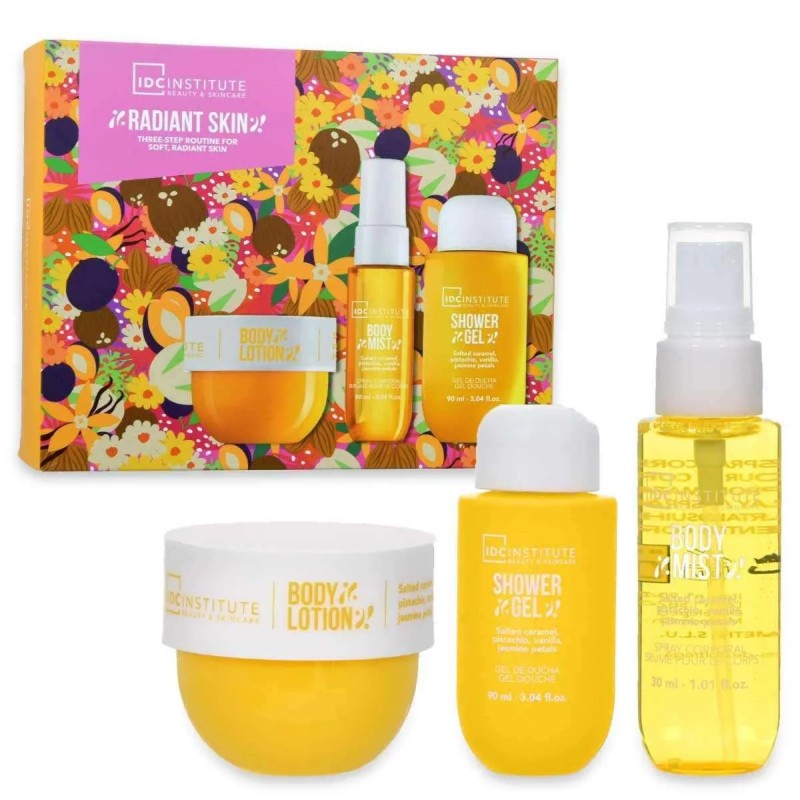 IDC INSTITUTE RADIANT SKIN GLOW BODY RITUAL SET - Beauty Bar 