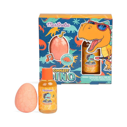 MARTINELIA THE COOLEST DINO HIDDEN TREASURES BATH TIME 2PCS SET - Beauty Bar 