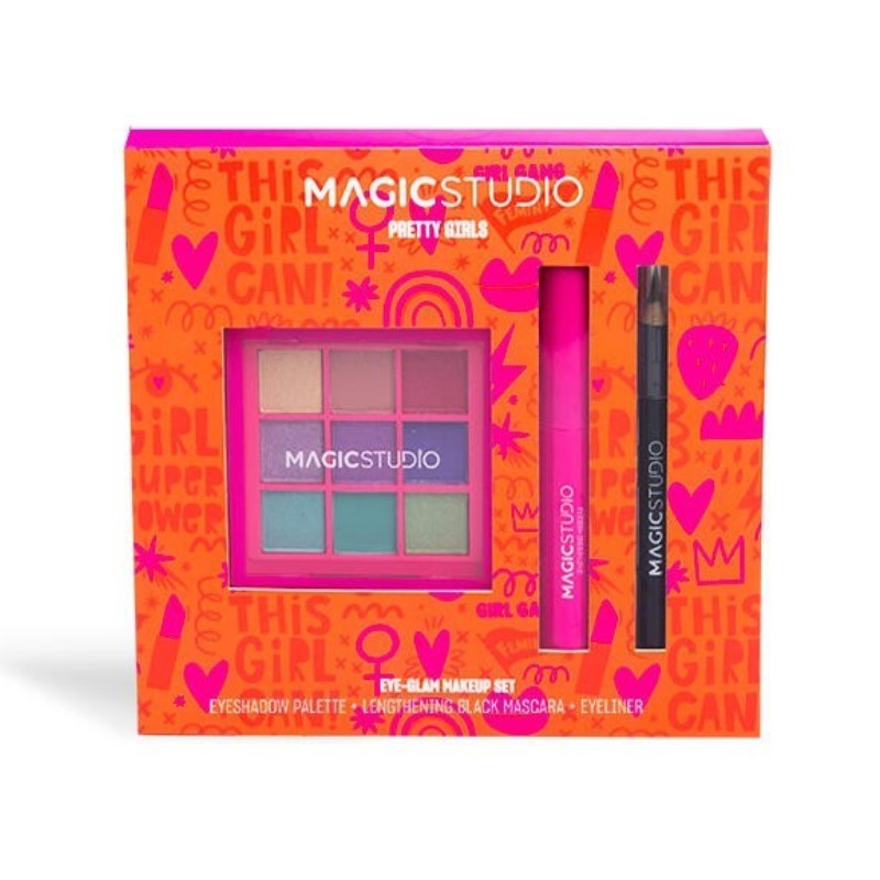MAGIC STUDIO PRETTY GIRLS EYE-GLAM MAKEUP SET 24 - Beauty Bar 