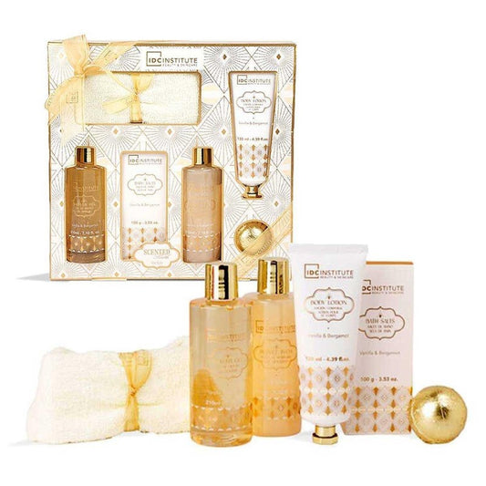 IDC INSTITUTE SCENTED BATH GOLD BOX 6PCS SET - Beauty Bar 