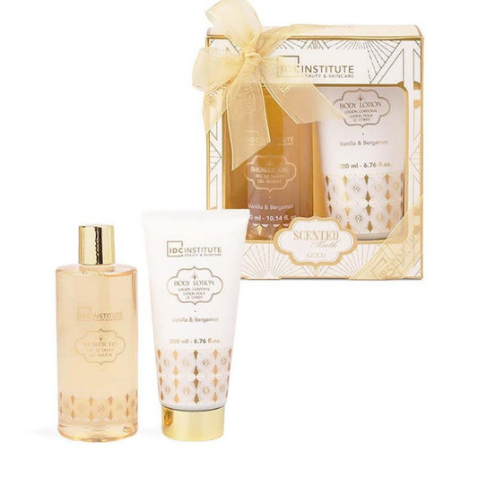 IDC INSTITUTE SCENTED BATH GOLD  PERFECT SHOWER SET - Beauty Bar 