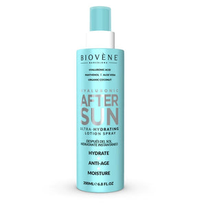 BIOVENE HYALURONIC AFTERSUN ULTRA-HYDRATING LOTION SPRAY 200ML - Beauty Bar 