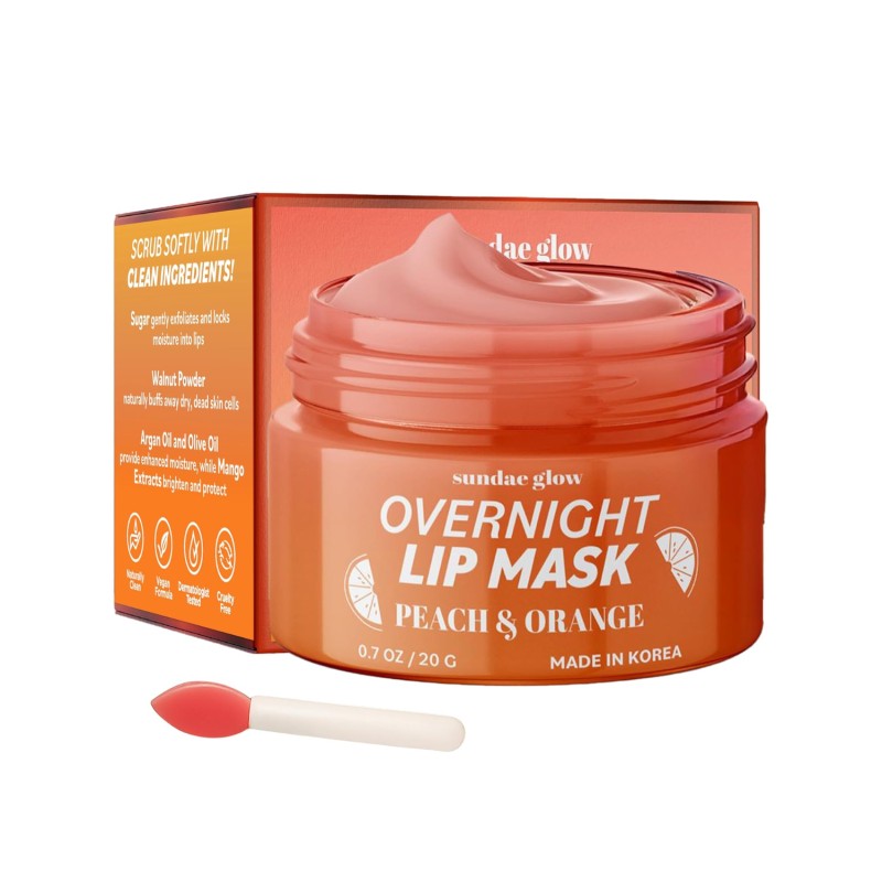 SUNDAE GLOW - LIP MASK PEACH & ORANGE - Beauty Bar 