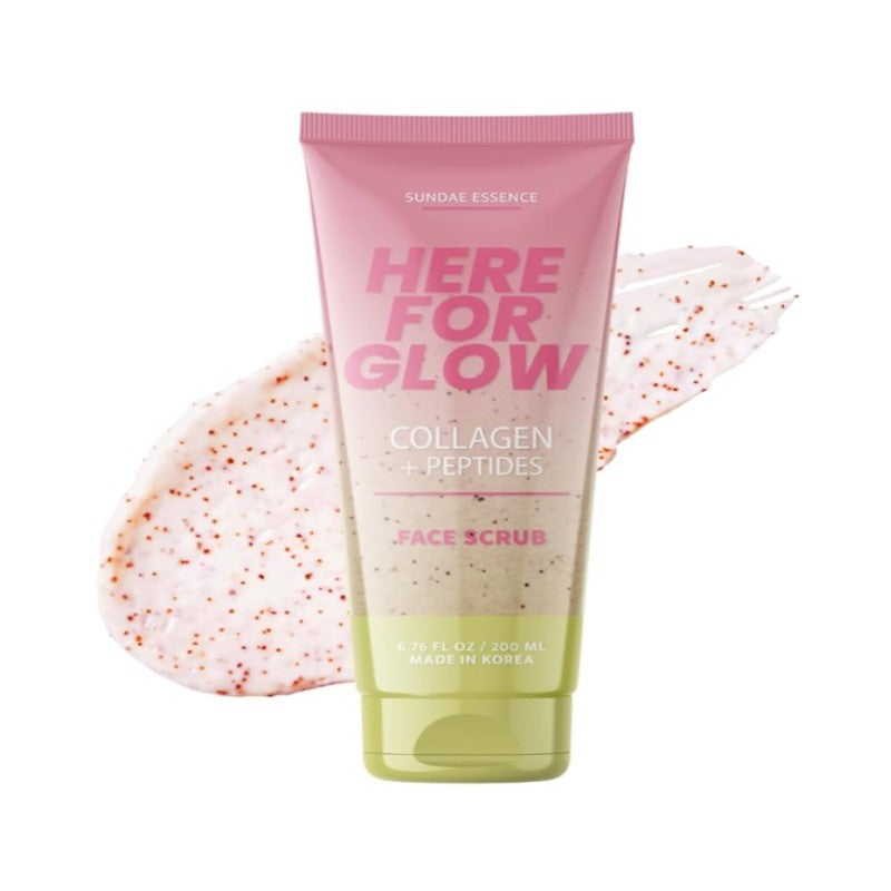 SUNDAY ESSENCE - HERE FOR GLOW FACIAL SCRUB 200ML - Beauty Bar 