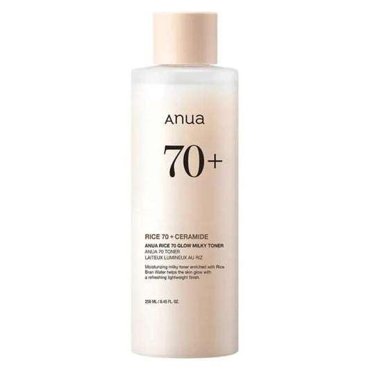 ANUA RICE 70 GLOW MILK TONER 250ML - Beauty Bar 