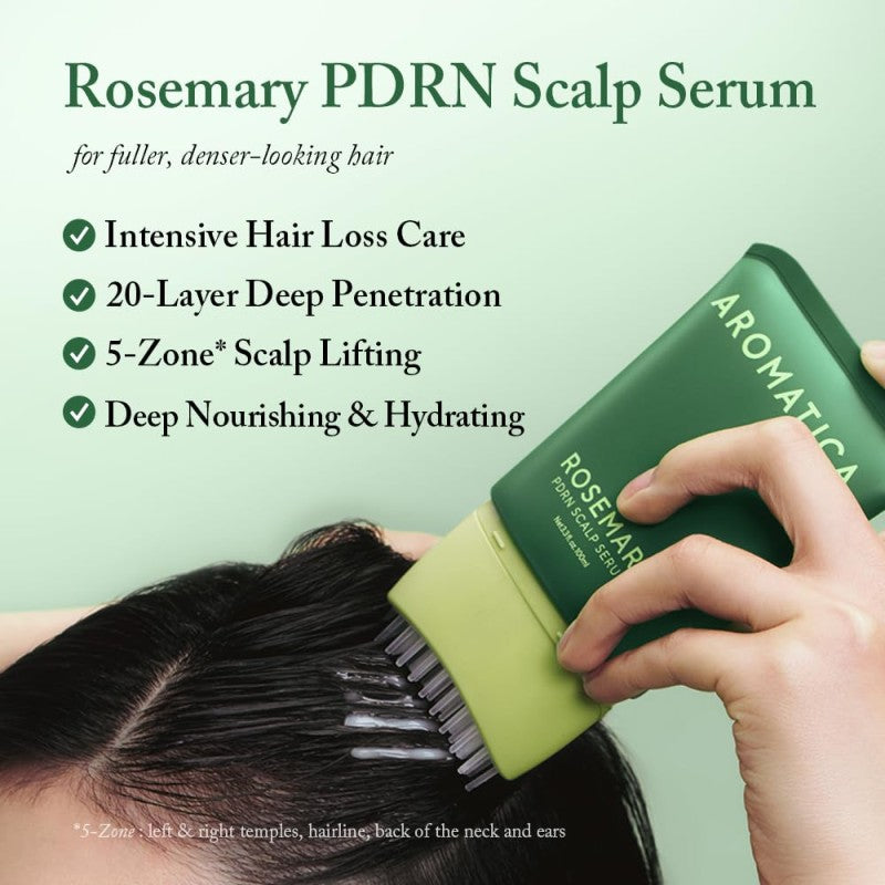 AROMATICA ROSEMARY PDRN SCALP SERUM 100ML