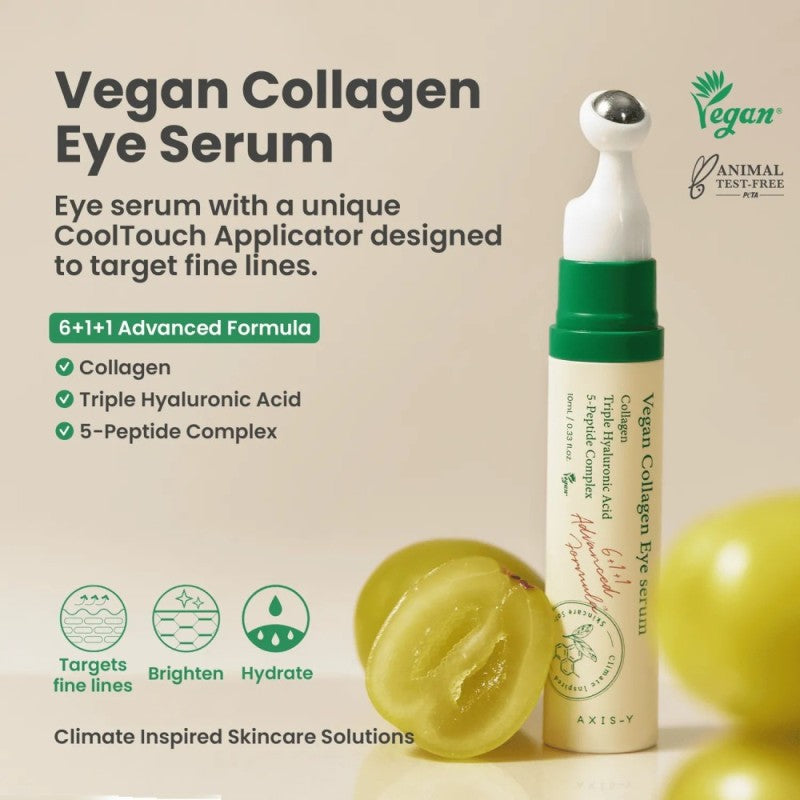 AXIS-Y VEGAN COLLAGEN EYE SERUM 10ML
