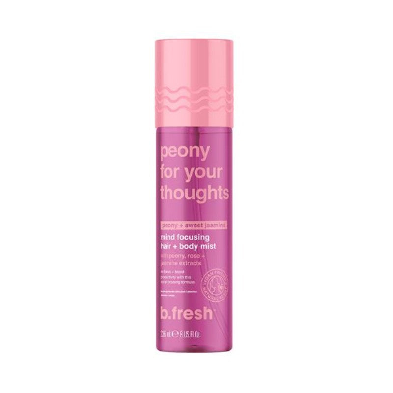 B.FRESH PEONY FOR THOUGHTS HAIR & BODY MIST 221ML - Beauty Bar 