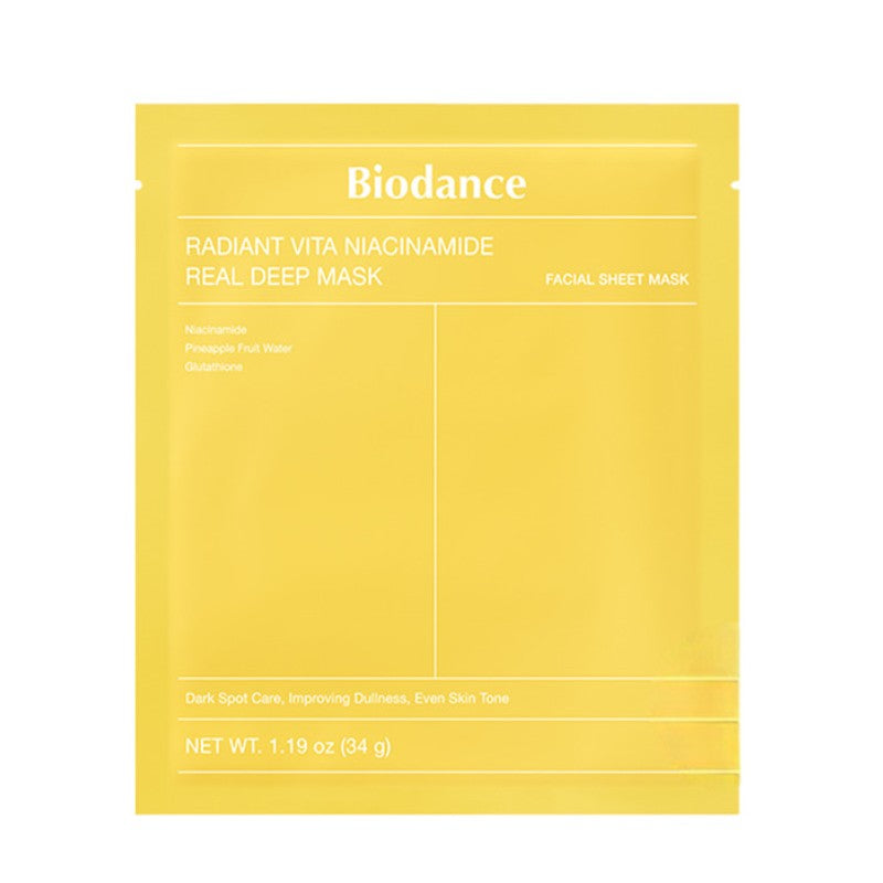 BIODANCE RADIANT VITA NIACINAMIDE REAL DEEP MASK 1PC