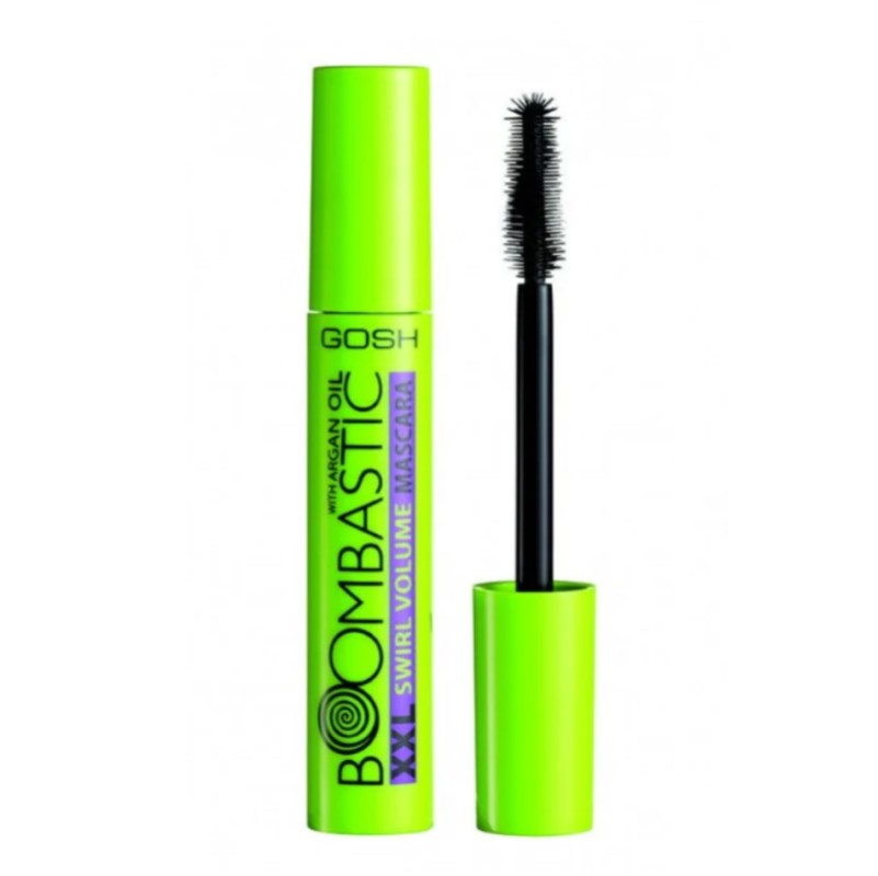 GOSH COPENHAGEN BOMBASTIC SWIRL MASCARA CARBON BLACK SPECTACULAR LENGTH & VOLUME