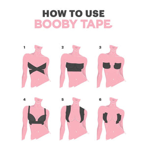 BOOBY TAPE BLACK - Beauty Bar 