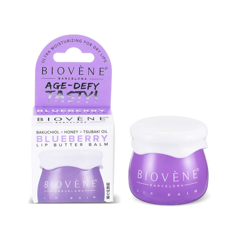 BIOVENE BLUEBERRY & BAKUCHIOL LIP BUTTER AGE-DEFY TASTY - Beauty Bar 