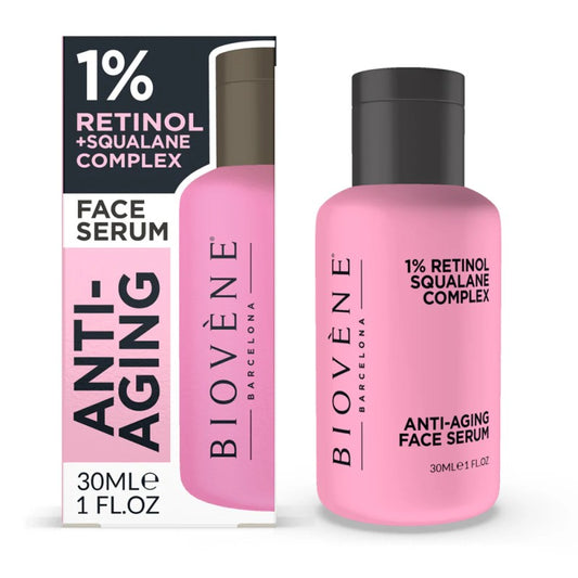 BIOVENE ANTI-AGING 1% RETINOL & SQUALANE COMPLEX SERUM 30ML - Beauty Bar 