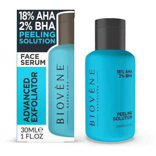 BIOVENE PEELING SOLUTION 18% AHA & 2% BHA FACIAL SERUM 30ML - Beauty Bar 