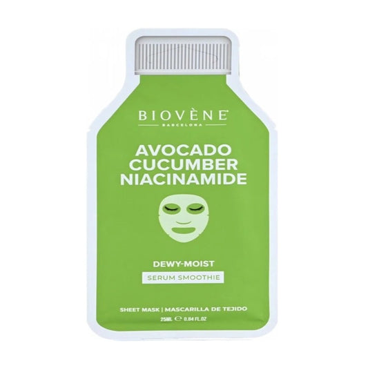 BIOVENE AVOCADO CUCUMBER & NIACINAMIDE DEWY FACE MASK