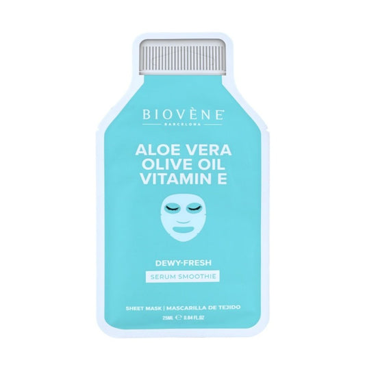 BIOVENE ALOE VERA OLIVE OIL & VITAMIN E DEWY-FRESH FACE MASK