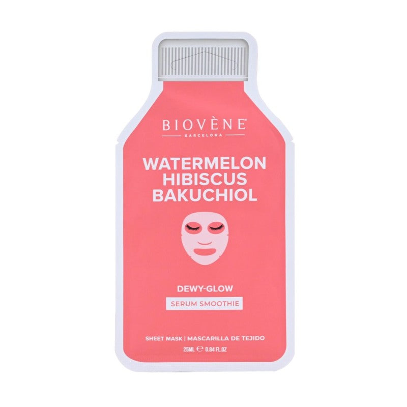 BIOVENE WATERMELON HIBISCUS & BAKUCHIOL DEWY-GLOW FACE MASK