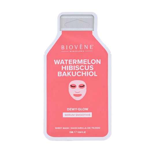 BIOVENE WATERMELON HIBISCUS & BAKUCHIOL DEWY-GLOW FACE MASK