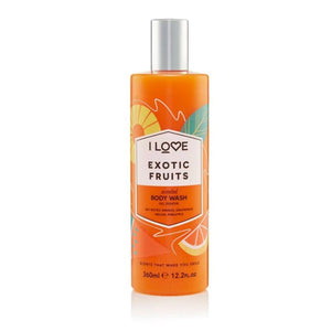 I LOVE SIGNATURE GLAZED EXOTIC FRUITS BODY WASH 360ML - Beauty Bar 