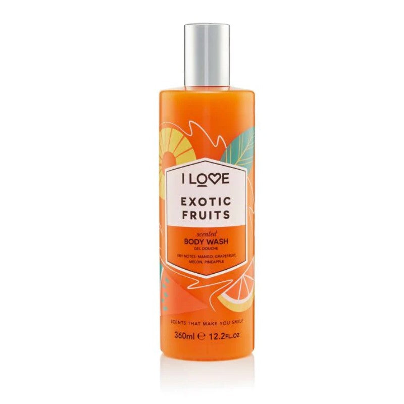 I LOVE SIGNATURE GLAZED EXOTIC FRUITS BODY WASH 360ML - Beauty Bar 